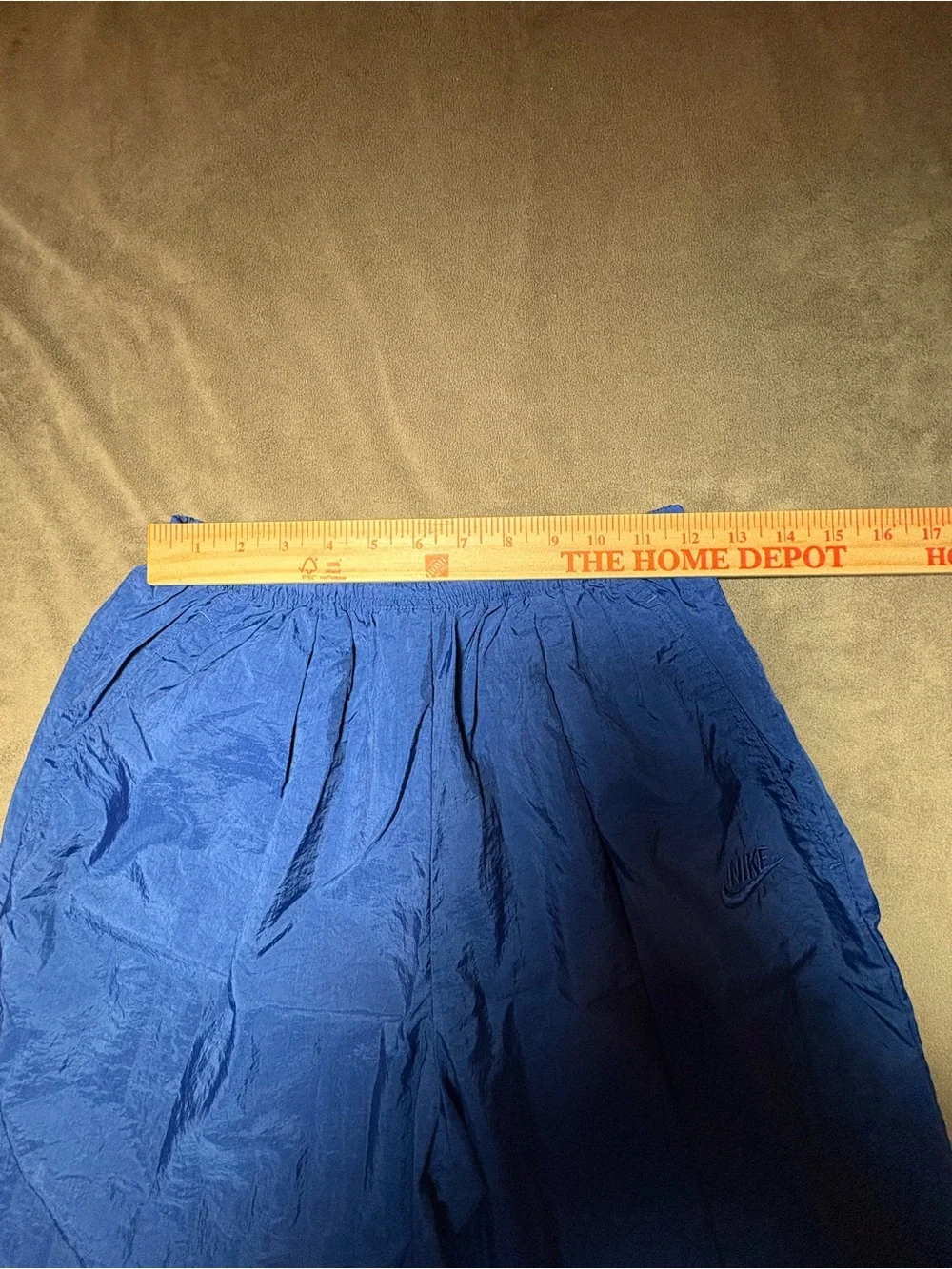 Nike Vintage Blue Nylon Track Pants – Size Medium